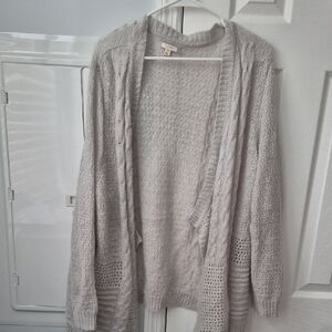 Cozy Gray Knit Sweater
